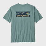 Patagonia Responsibili Tshirt - Herre - Boardshort Logo / Blue Sage