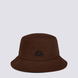 Embroidered Logo Bøllehat - Unisex - Coffee - Gumpel & Co