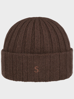 Cashmere Beanie  - Unisex - Brown