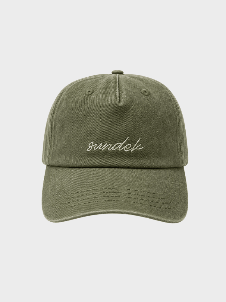 Vintage Baseball Kasket - Unisex - Mørkegrøn - Gumpel & Co