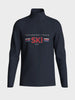Mens Moore ZipUp Sweater - Navy Blue
