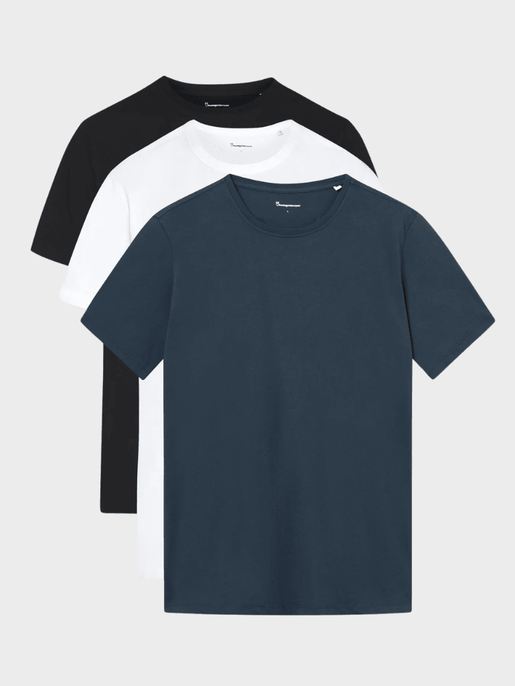 3 pak T shirt Regular - Herre - Item Colour - Gumpel & Co