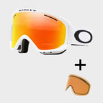 O - Frame 2.0 Pro XM (7113) Skibriller - Matte White Strop/Fire + Persimmon linser - Gumpel & Co