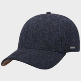 Baseball Cap Wool Herringbone - Unisex - Dark Navy