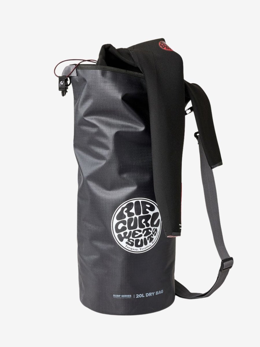Rip Curl Surf Series 20L Barrel Bag - Black/Grey