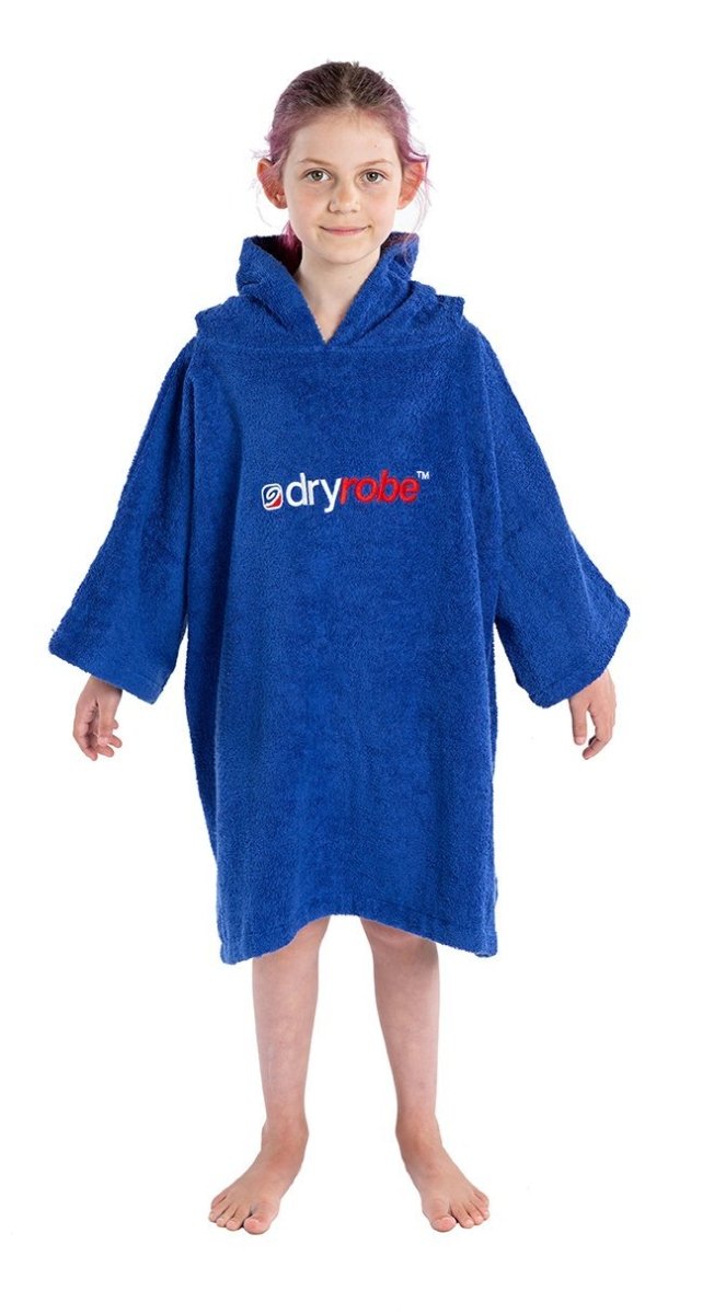 Frotté Badeponcho | Børn | Royal Blue - Gumpel & Co