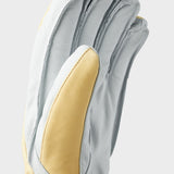 Army Leather Wool Terry 5-finger - Herre - Natural Yellow