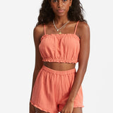 Women's By The Beach Crop Top - Kvinder - Rose Clay