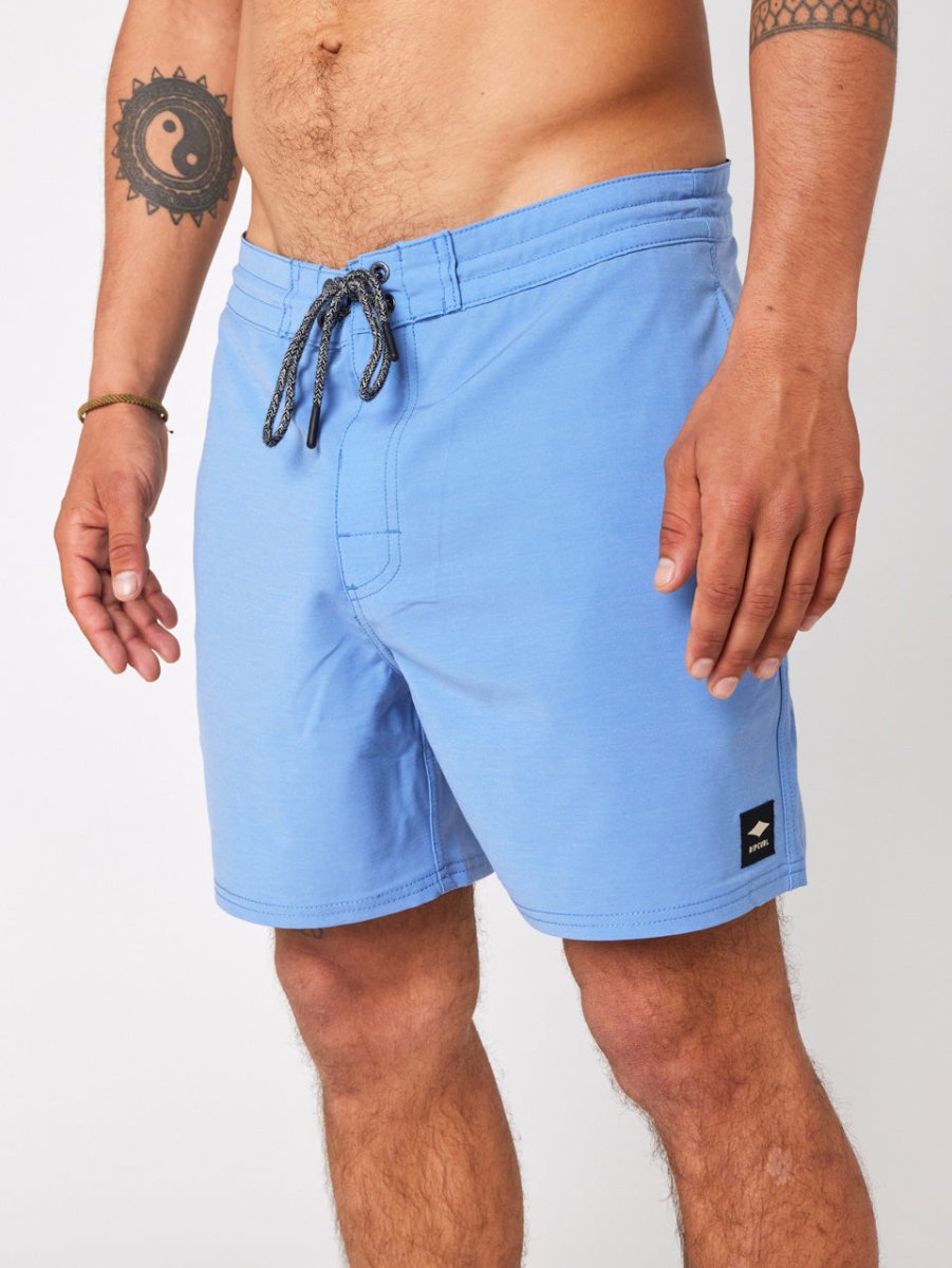 Men's Mirage Retro Golden Hour 16Inch Badebukser - Herre - Blue Yonder - Gumpel & Co