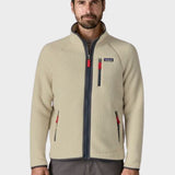 Retro Pile Fleece Jakke - Herre - Pelican Smolder Blue