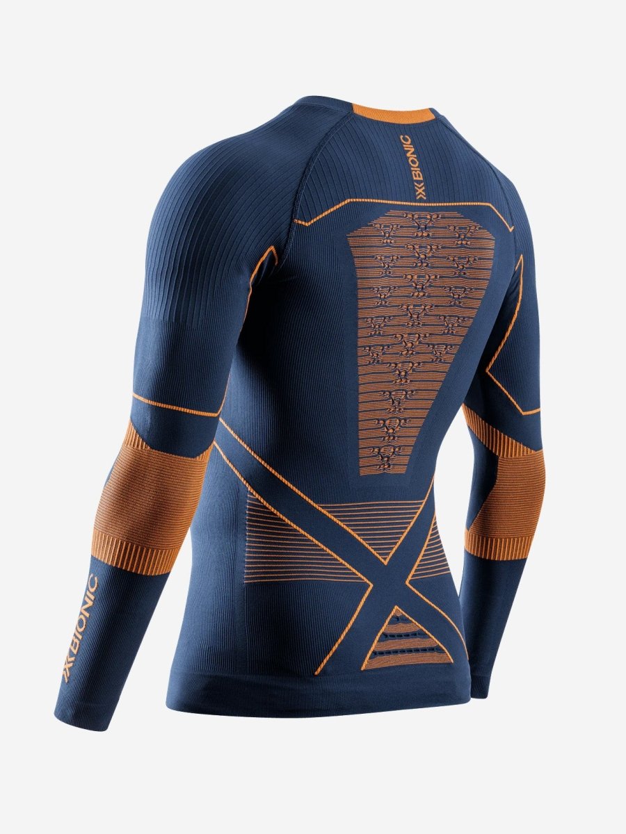 Men's Energy Accumulator Light 4.0 Shirt - Herre - Marine/Orange - Gumpel & Co