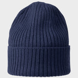 Beanie m. Merino Uld - Unisex - Navy
