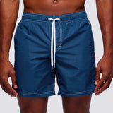 Men's Iconic Stretch Waist Mid-Length Badeshorts - Herre - Navy