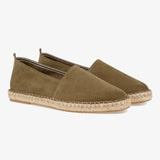 Men's Palma Læder Espadrillos - Herre - Khaki