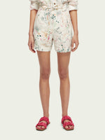 Women's High Rise Mini-length Shorts - Dame - Wilder White