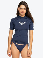 Women's Whole Hearted Short Sleeve UV T-shirt - Dame - Mood Indigo (mørkeblå)