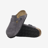 Boston Suede Leather - Velvet Grey - Normal