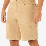 Classic Surf Cord Cargo Short - Herre - Khaki