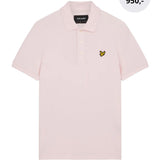 Men's Plain Polo Shirt - Herre - Light Pink