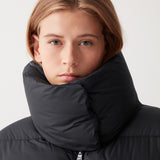 Women's Oversize Puffer Dunjakke - Dame - Black