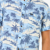 Dreamer Barrel Killa Short Sleeve Shirt - Herre - Sky Blue