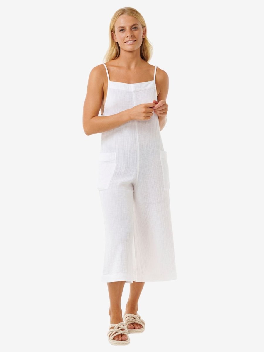 Premium Surf Jumpsuit - Dame - White - Gumpel & Co