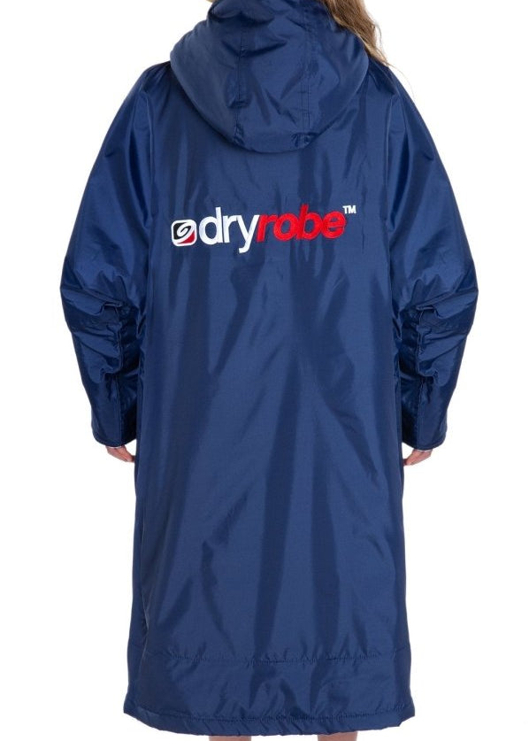 Kid's Advance Long Sleeve Surf Poncho | Børn | Navy/Grey - Gumpel & Co