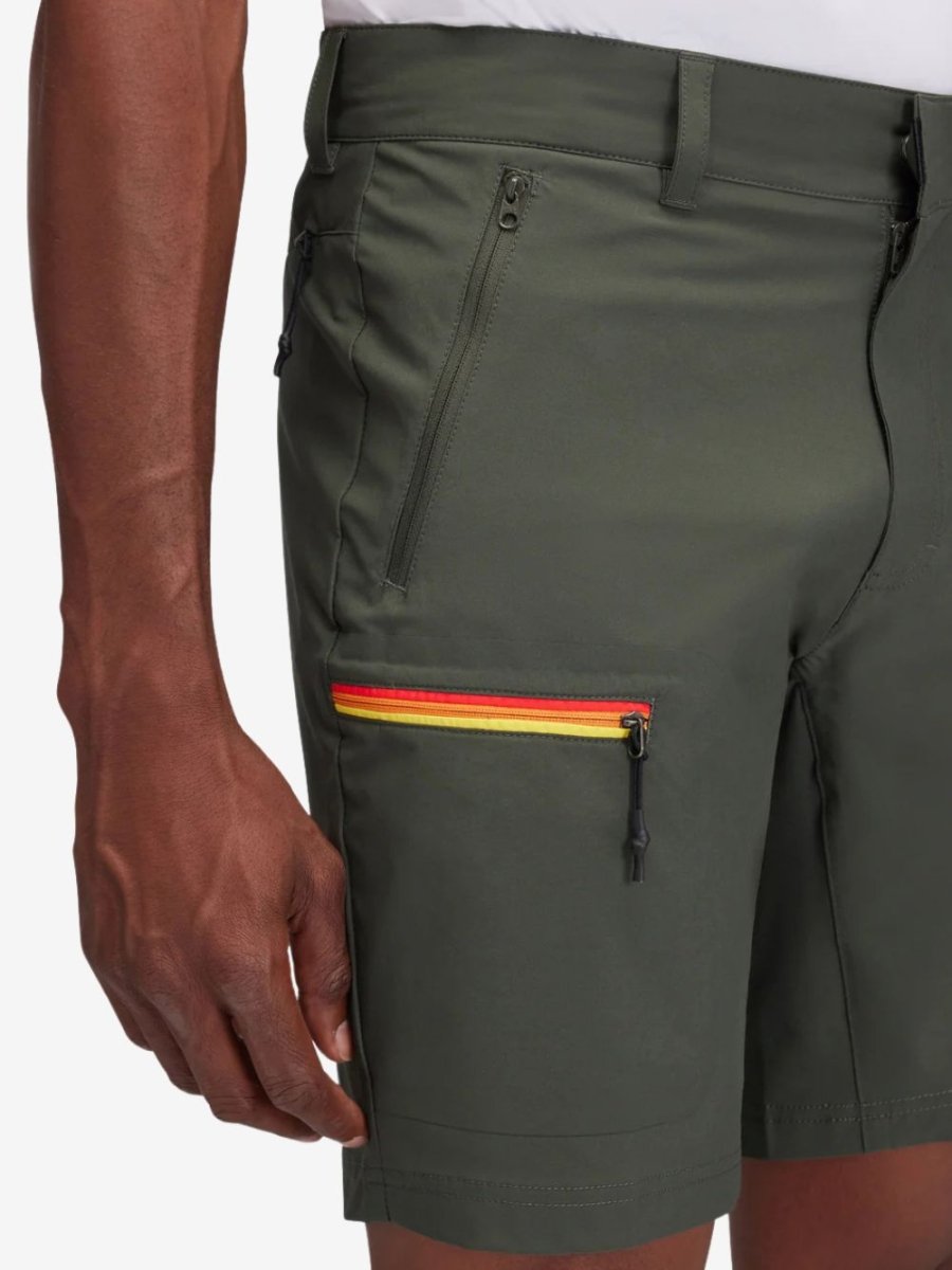 Stretched Quick - Dry Fabric Walkshorts - Herre - Pine - Gumpel & Co