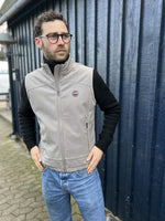 Men's Softshell Vest - Herre - Coffee Cream