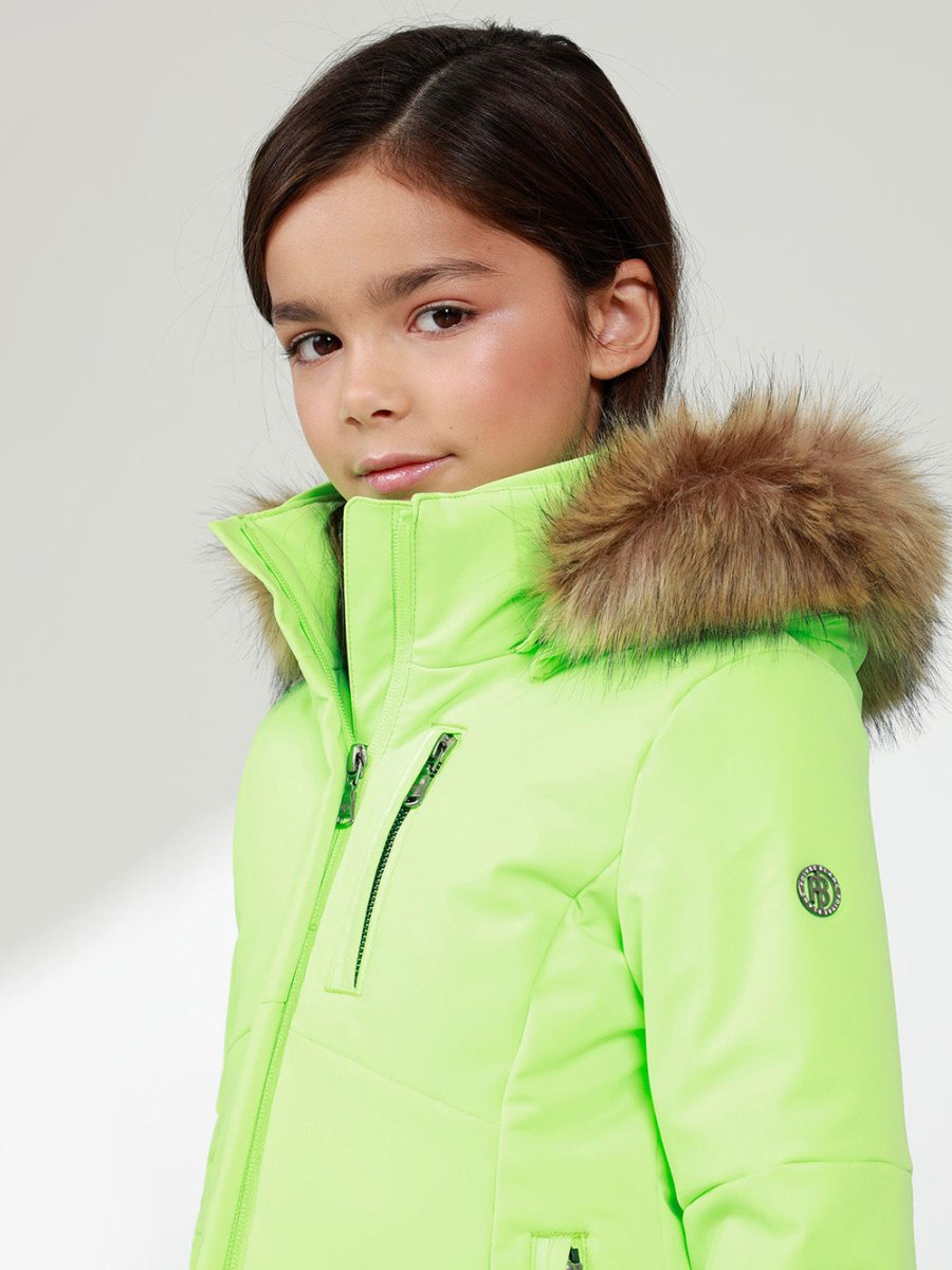 Junior Active Stretch Skijakke - Piger - Goth Blue - Gumpel & Co