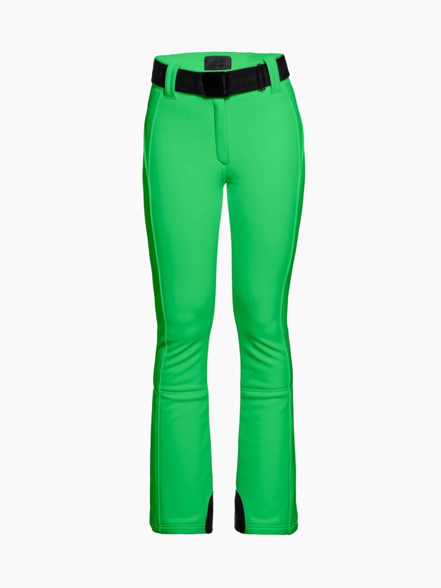 Women's Pippa Softshell Skibukser - Dame - Flash Green - Gumpel & Co