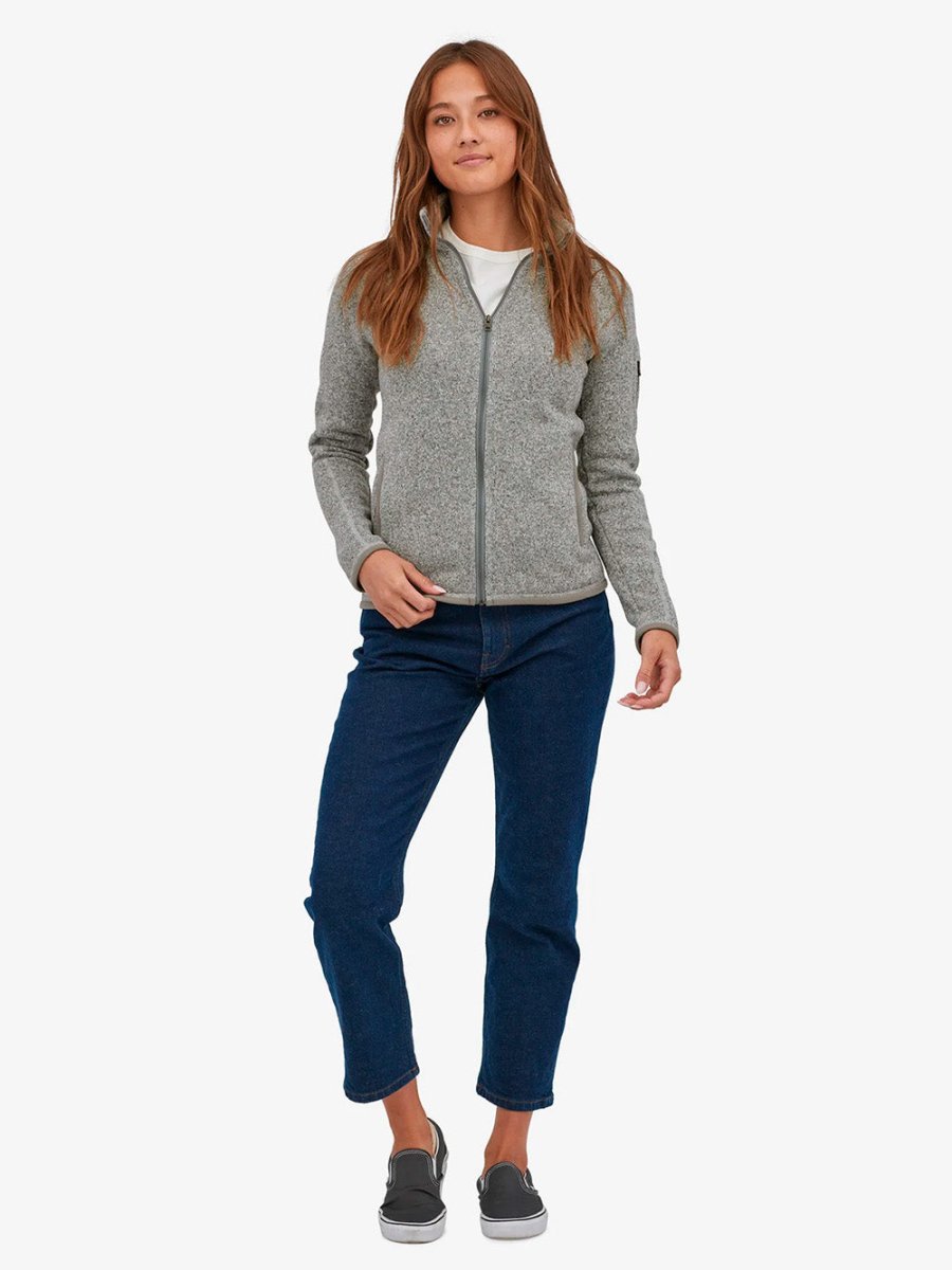 Better Sweater Fleece Trøje - Dame - Birch White - Gumpel & Co