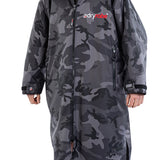 Advance Long Sleeve Surf Poncho - Voksne - Black Camo/Black