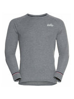 Men's Active Warm Skiundertrøje - Steel Grey Melange