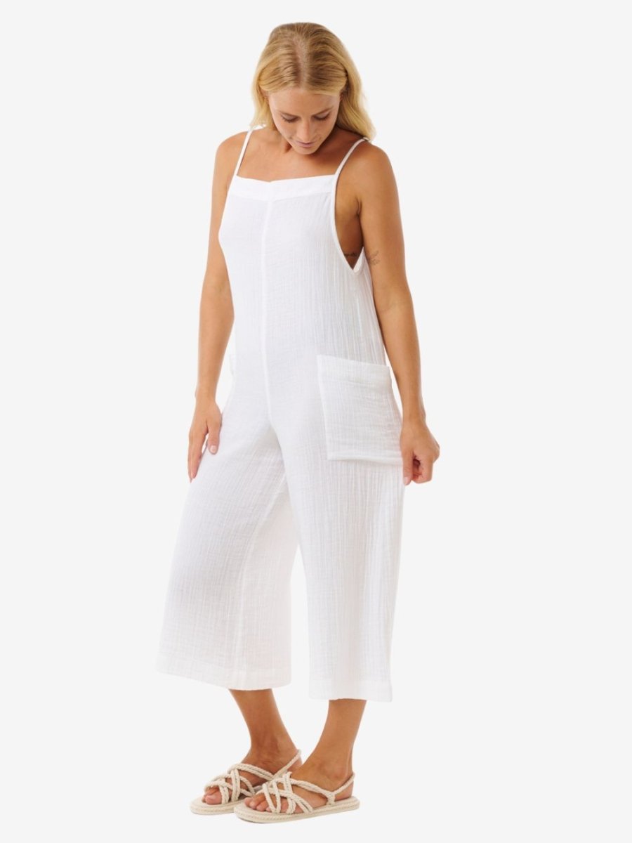 Premium Surf Jumpsuit - Dame - White - Gumpel & Co