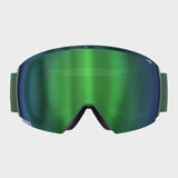 REVENT Q Large HD Skibrille - Unisex - Green