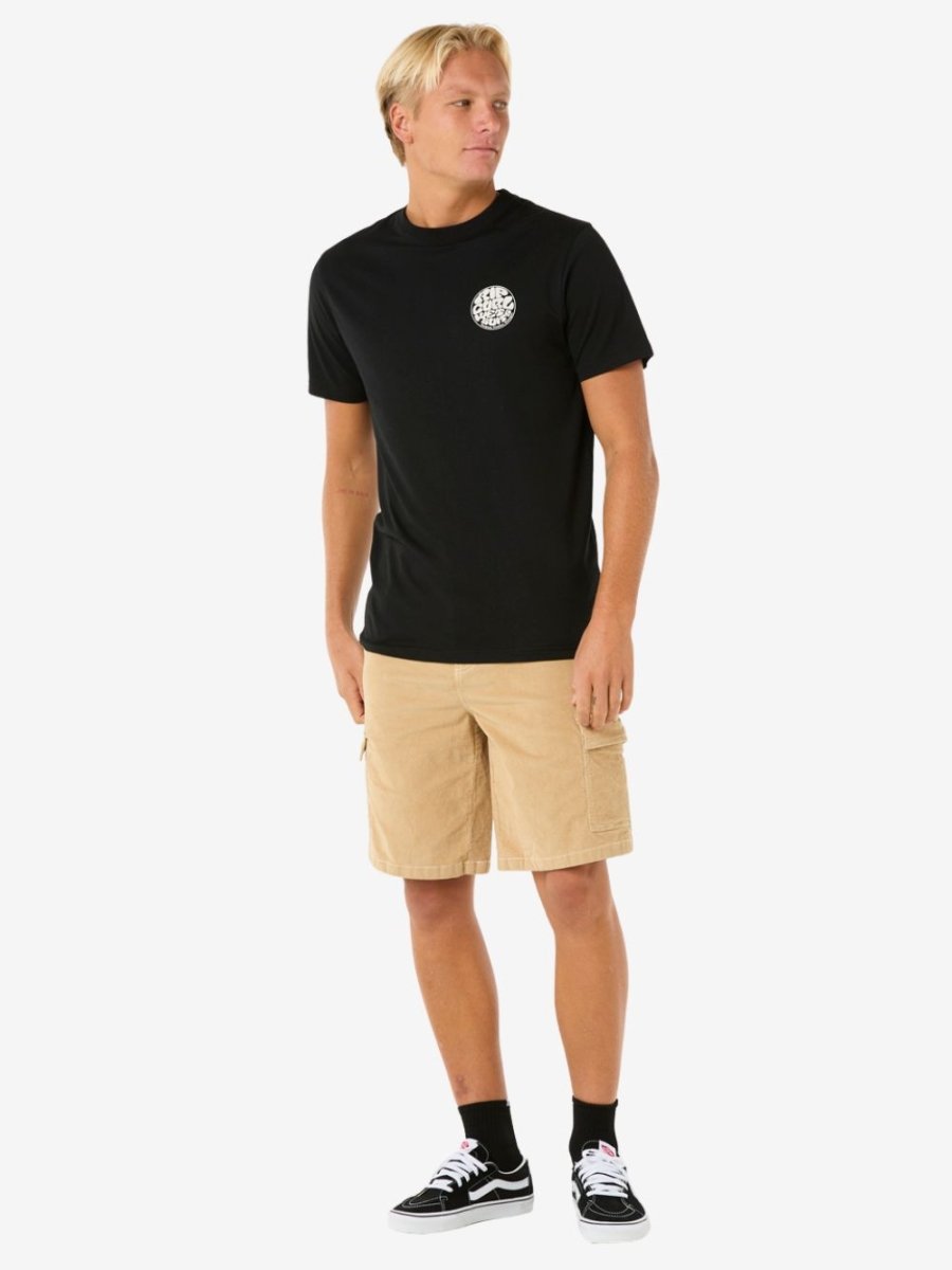 Classic Surf Cord Cargo Short - Herre - Khaki - Gumpel & Co