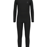 Kids Natural Merinould 200g/m2 Skiundertøjssæt - Børn - Black