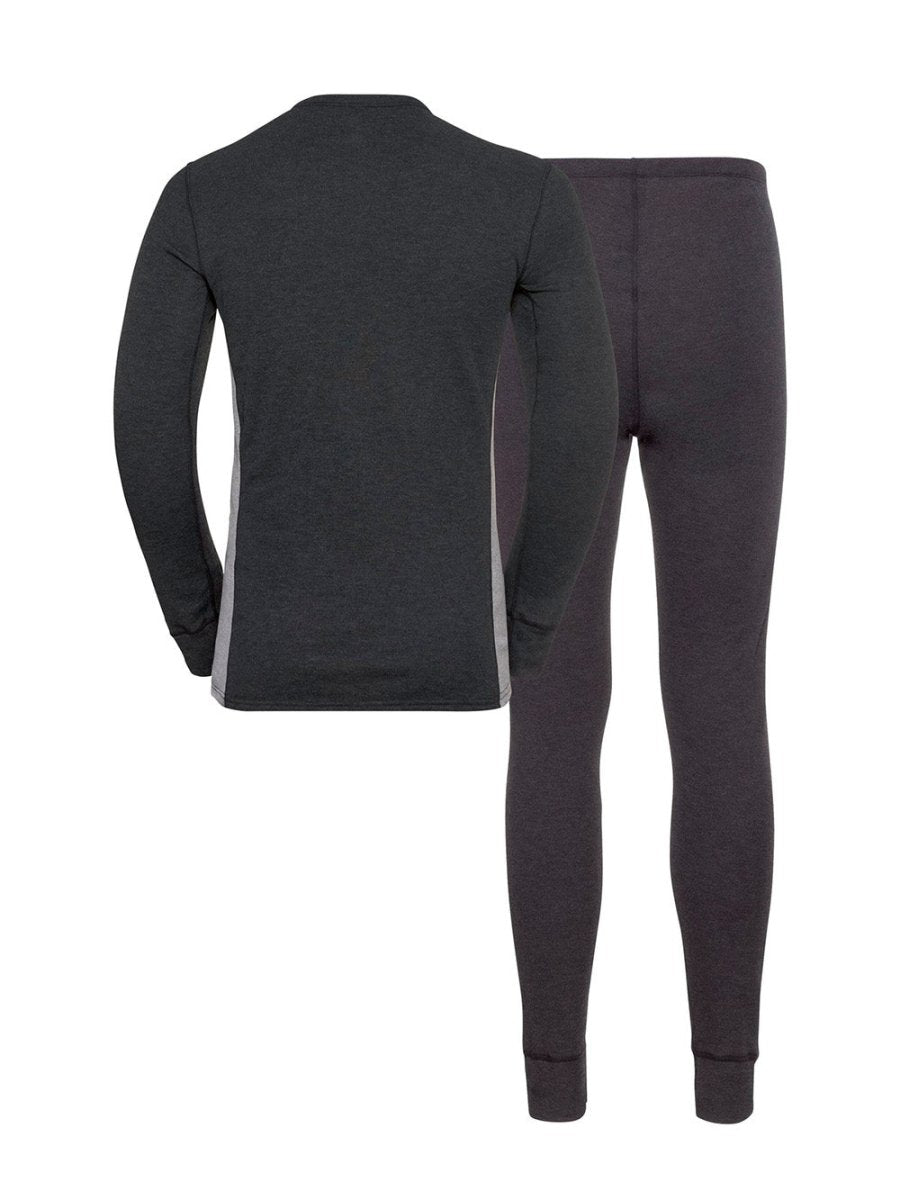Men's Active Warm Skiundertøjssæt - Dark Grey/Grey Melange - Gumpel & Co