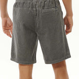 Men's Classic Surf Cord Volley Fløjlsshorts - Herre - Charcoal Grey