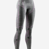 Women's Merino Baselayer Skiunderbukser - Dame - Black/Grey/Magnolia