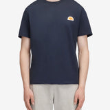 Plain T-shirt With Archive Logo - Herrer - Navy