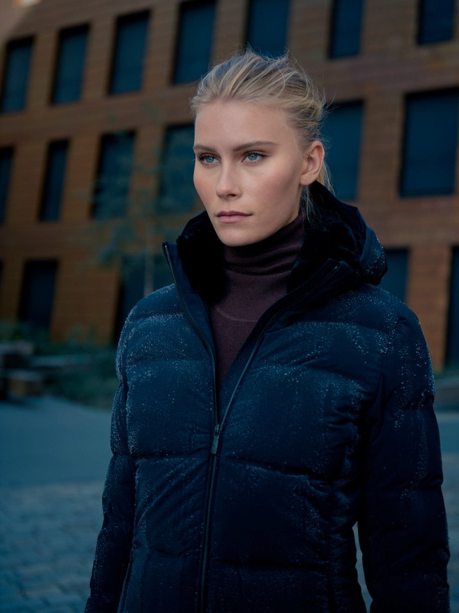 Enigma Dunfrakke - Dame - Sort - Gumpel & Co