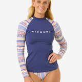 San Carlos Long Sleeve UPF Rash Vest - Dame - Dark Blue