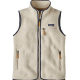 Women's Retro Pile Fleece Vest - Dame - Pelican