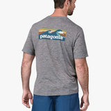 Men's Capilene Cool Daily Graphic UV T-shirt - Herre - Boardlogo Grey