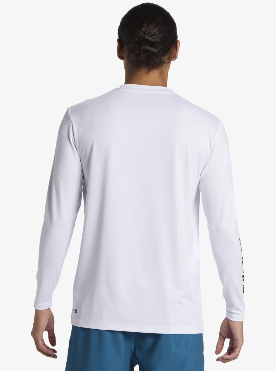 Men's Everyday Surf Long Sleeve UV T-shirt - Herre - White - Gumpel & Co