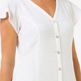 Premium Surf Long Dress - Dame - White