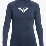 Whole Hearted UV-bluse m/lange ærmer til damer - Indigo