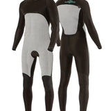 Men's 7 Seas Comp 3/2 Full Chest Zip Våddragt | Herre | Night